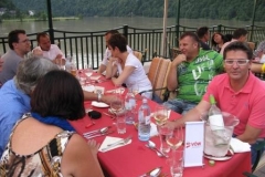 Sommermeeting Schlögen 2012 Abendessen