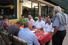 Sommermeeting Schlögen 2012 Abendessen