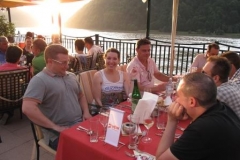 Sommermeeting Schlögen 2012 Abendessen