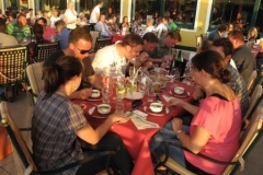 Sommermeeting Schlögen 2012 Abendessen