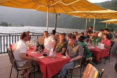 Sommermeeting Schlögen 2012 Abendessen